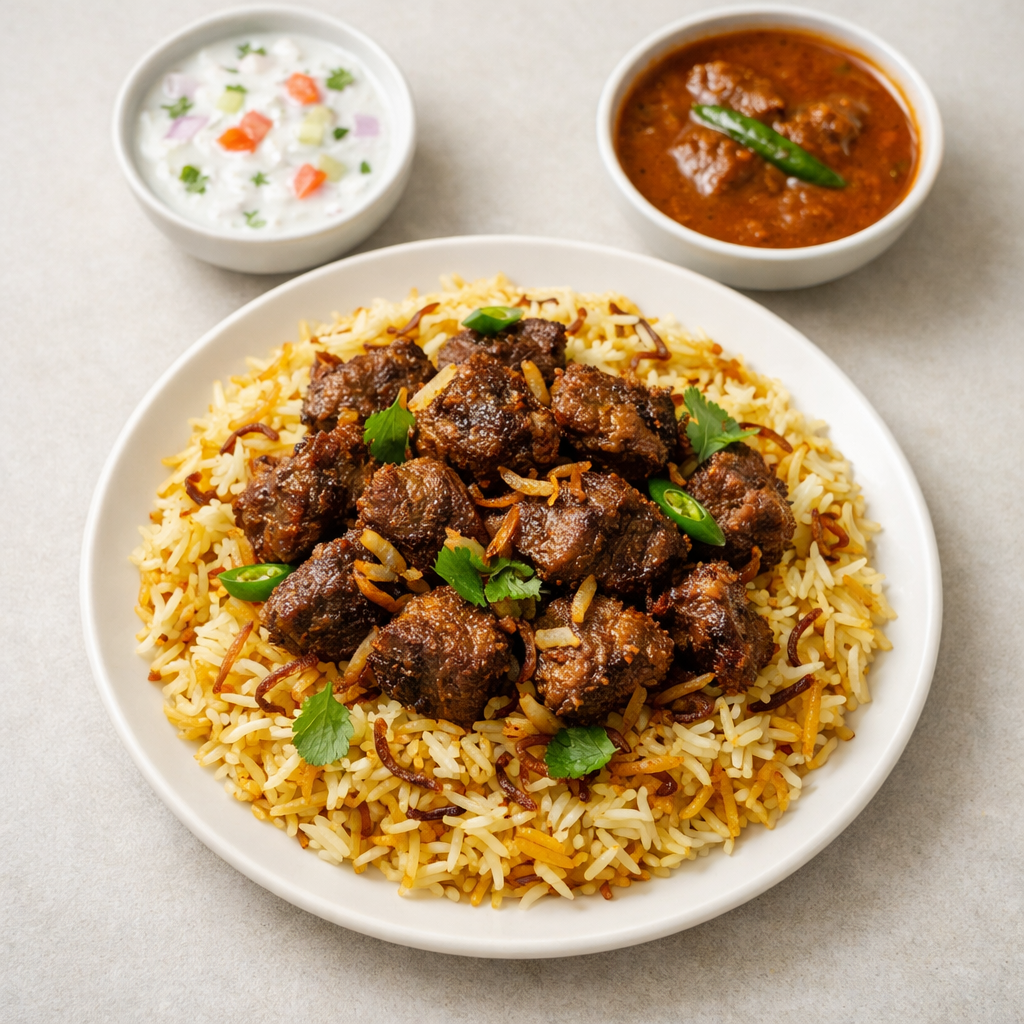 Mutton Fry Biryani